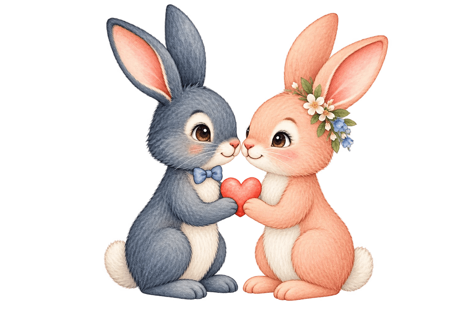 Bunny Couple in Love